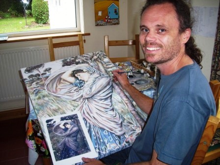 Andy Lloyd paints Boreas